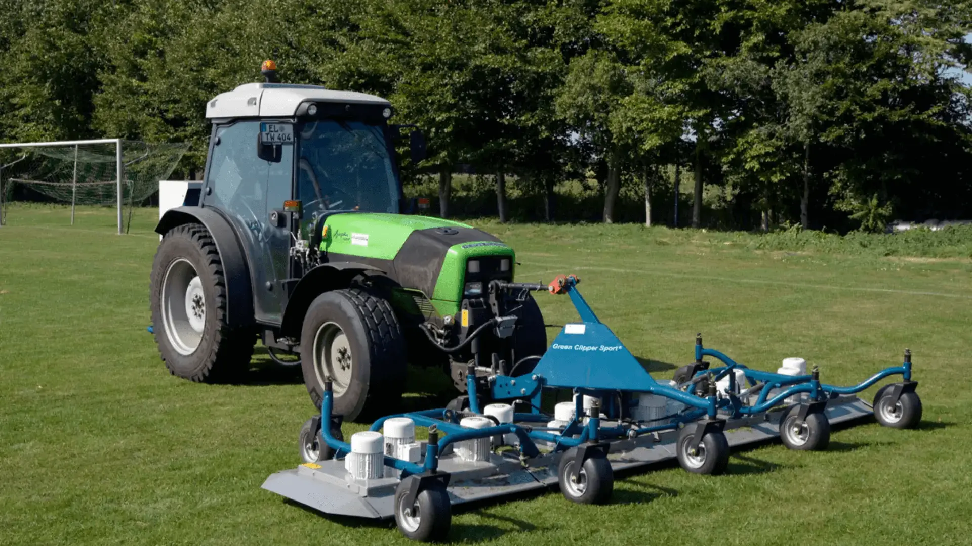 Mowing Solutions Green Clipper elektrische tractor grasmaaier - professionele grasmaaiers voor gemeentes en grote oppervlakken